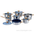 Stainless Steel Cookware Set with Capsulated Bottom